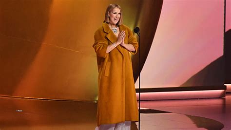 Celine dion presentation at Grammys